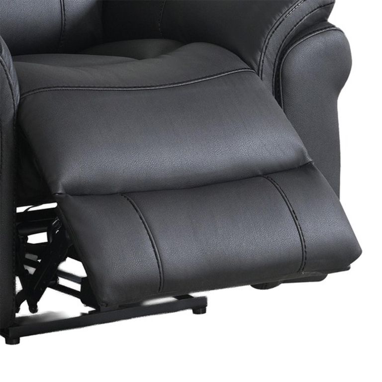 Farnham Ultra Manual Recliner Armchair - Black - Fabric