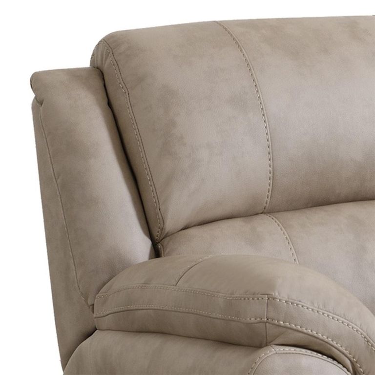 Farnham Ultra Manual Recliner Armchair - Stone - Fabric