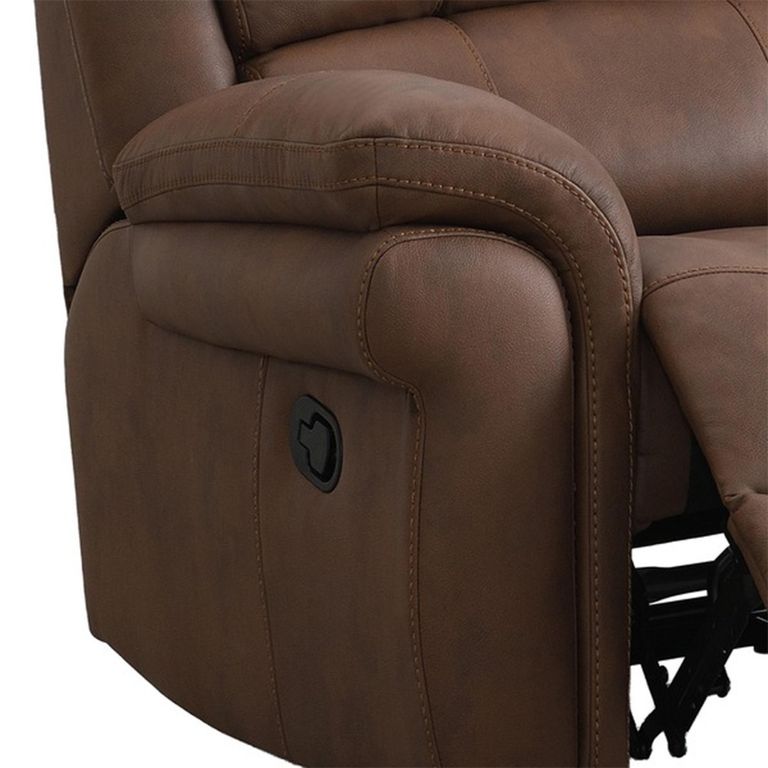 Farnham Ultra Manual Recliner Sofa - 2 Seater - Tan - Fabric
