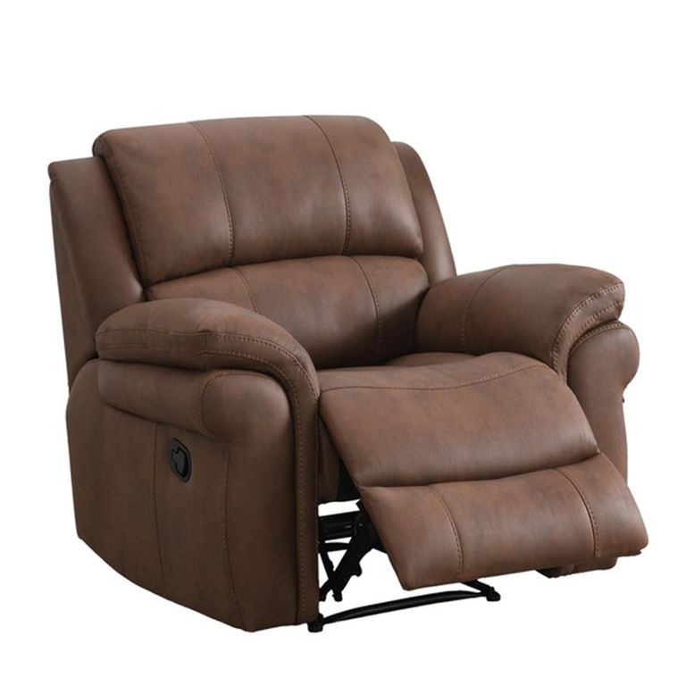 Farnham Ultra Manual Recliner Sofa Suite - 3+1+1 Seater - Tan - Fabric