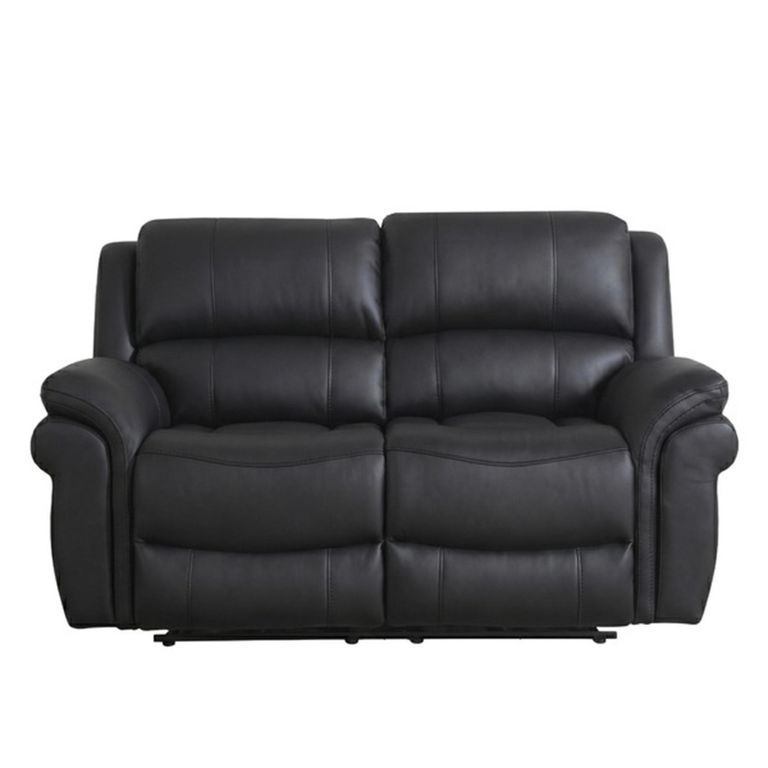 Farnham Ultra Manual Recliner Sofa Suite - 3+2 Seater - Black - Fabric
