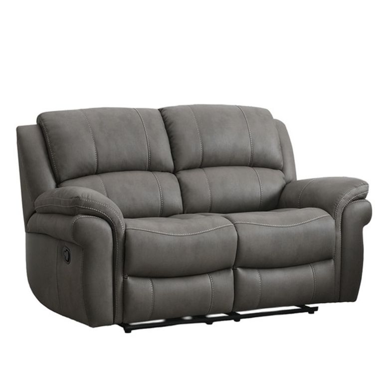 Farnham Ultra Manual Recliner Sofa Suite - 3+2 Seater - Grey - Fabric