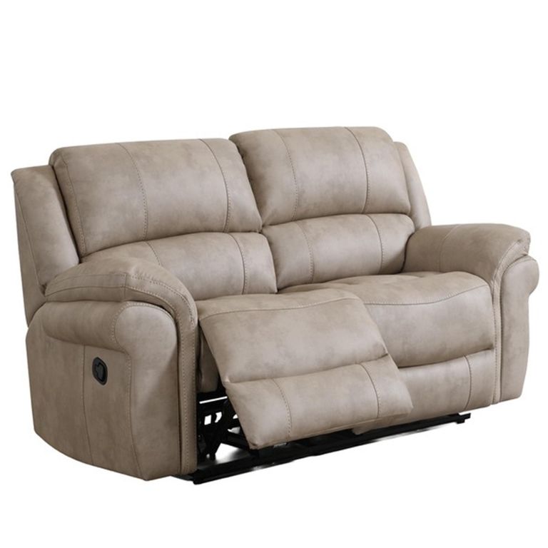 Farnham Ultra Manual Recliner Sofa Suite - 3+2 Seater - Stone - Fabric
