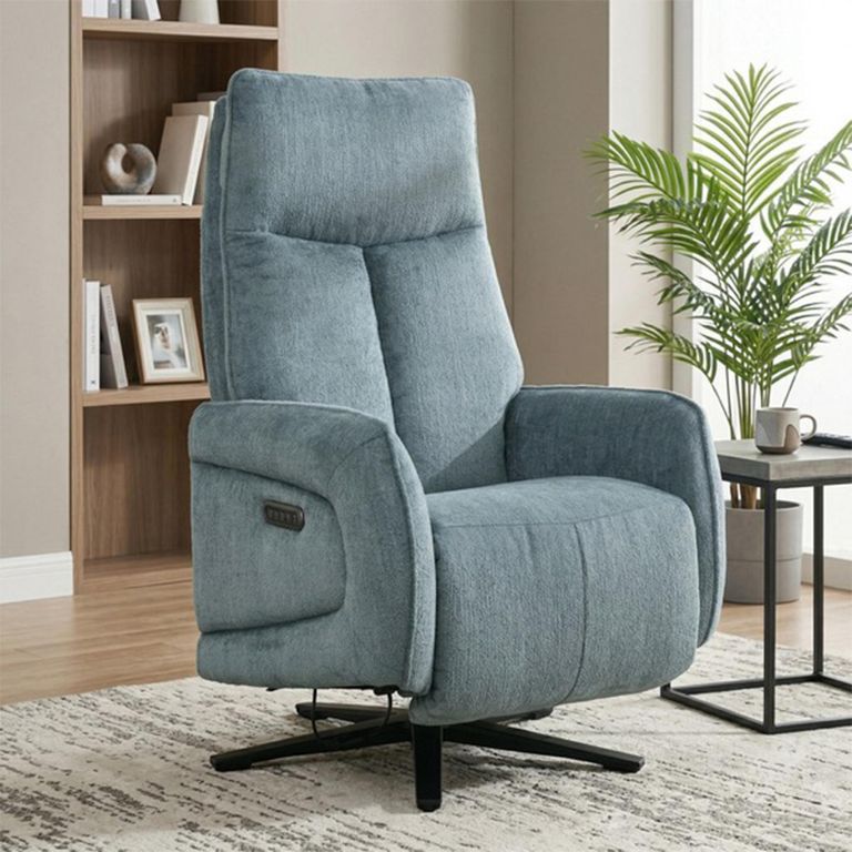 Prestige Swivel Recliner Armchair - Triple Motor - Arona - Fabric