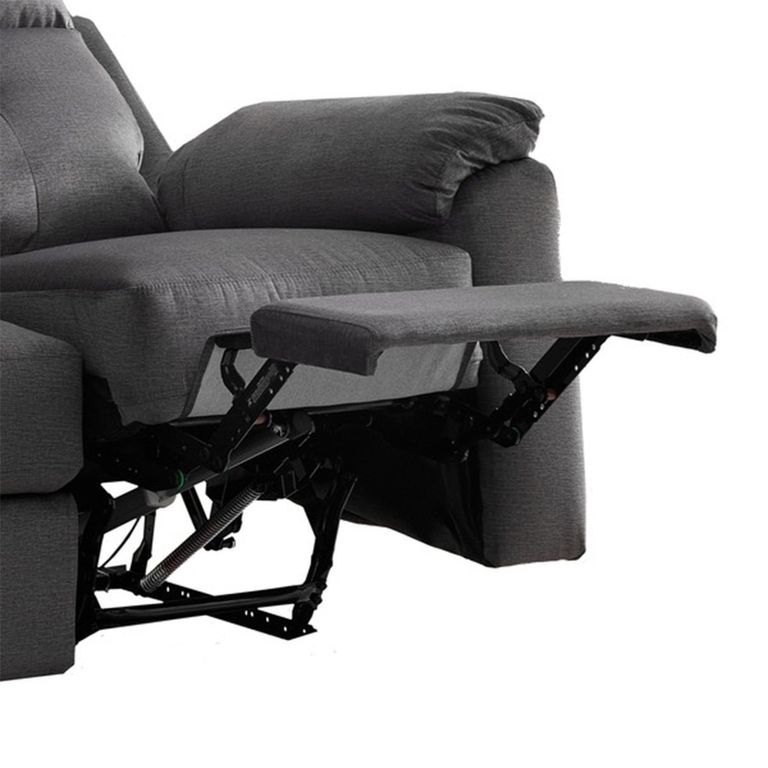 Palermo Electric Recliner Sofa - 2 Seater - Anthracite - Fabric
