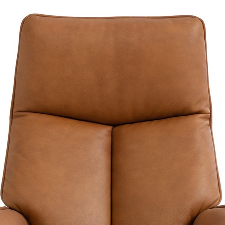 Prestige Swivel Recliner Armchair - Triple Motor - Camel - Leather