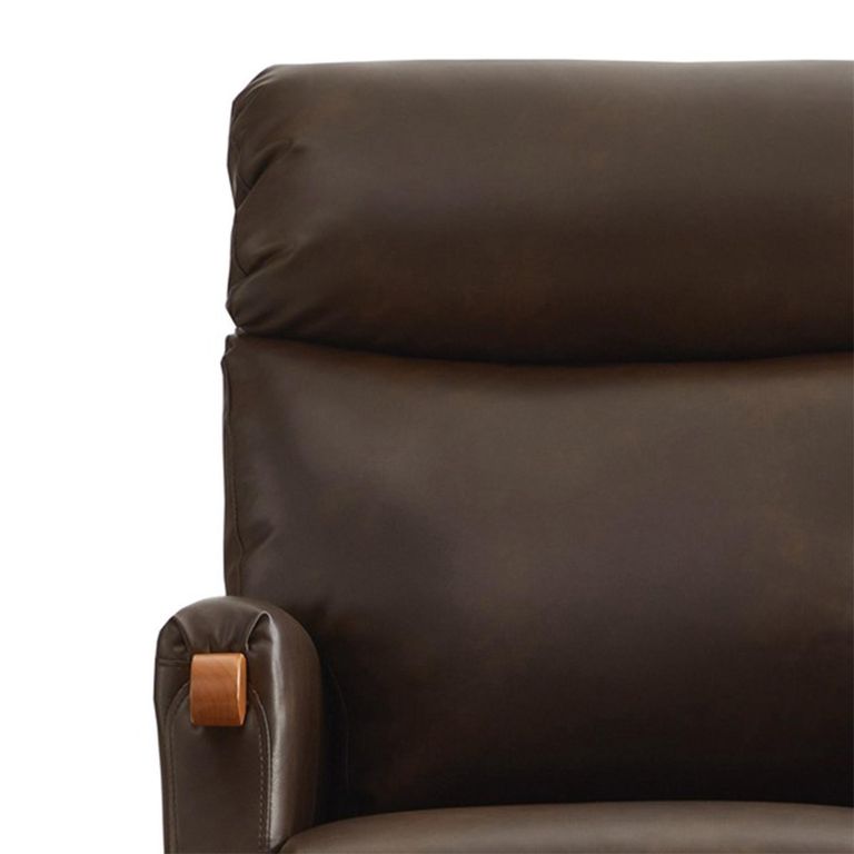 Faro Fireside Armchair - Tan - Faux Leather