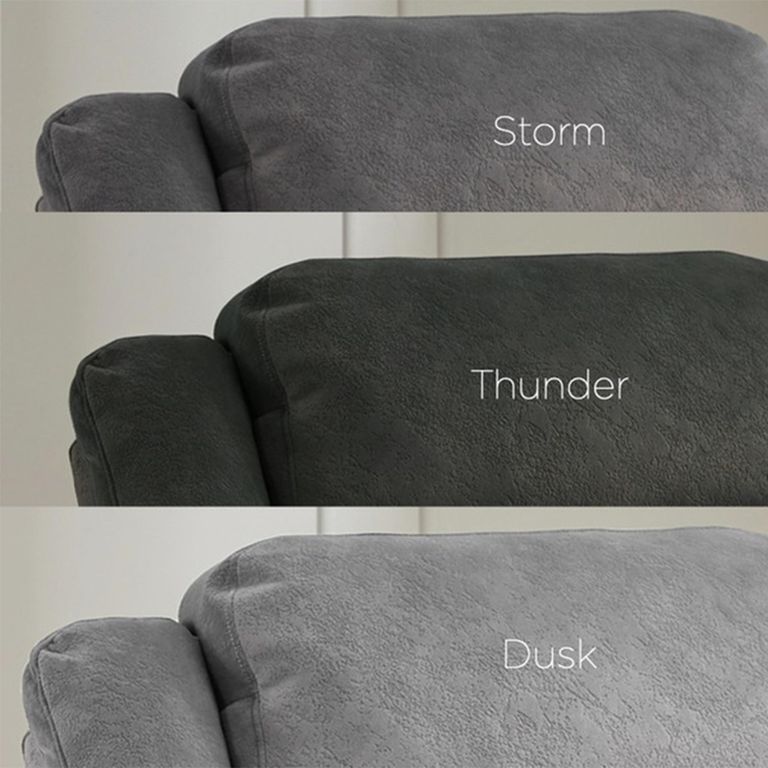 Rockport Electric Recliner Armchair - Storm - Fabric