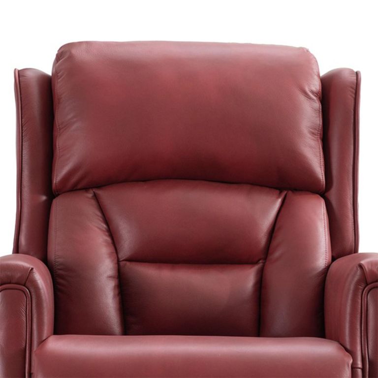 Sandringham Lift & Tilt Electric Recliner Armchair - Dual Motor - Burgundy - Leather