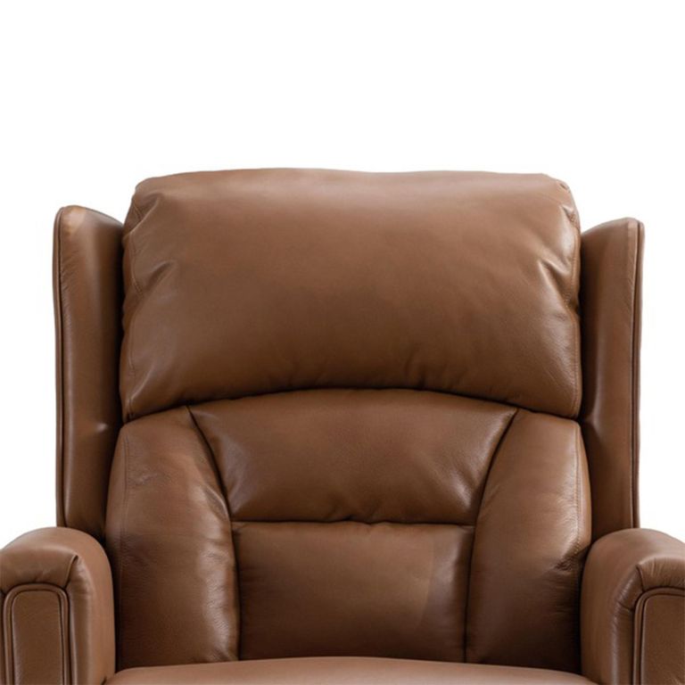 Sandringham Lift & Tilt Electric Recliner Armchair - Dual Motor - Camel - Leather