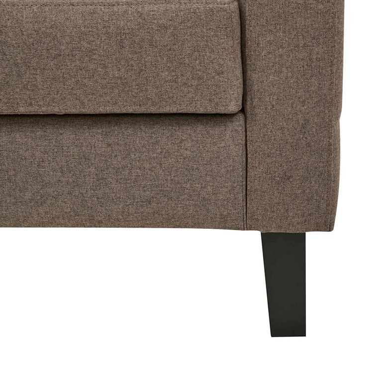 Milton Sofa Bed - 2 Seater - Tufted Backrest - Brown - Fabric