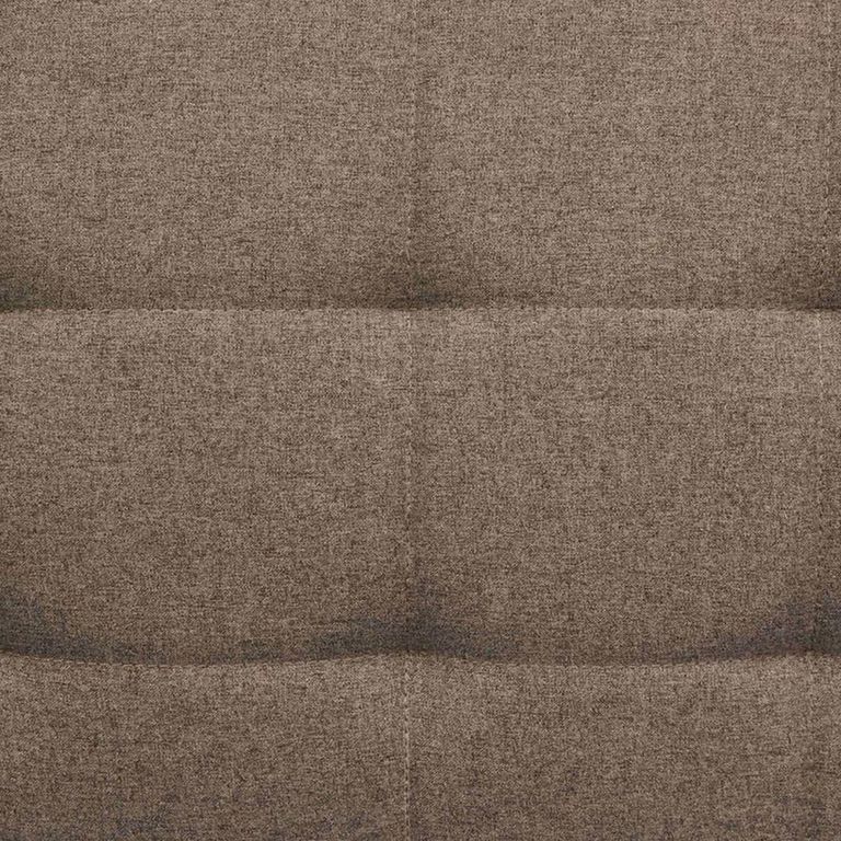 Milton Sofa Bed - 2 Seater - Tufted Backrest - Brown - Fabric