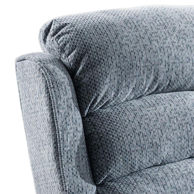 Windsor Electric Recliner Armchair - Steel Blue - Fabric