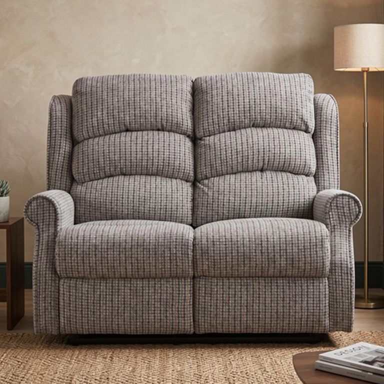 Windsor Electric Recliner Sofa - 2 Seater - Latte - Fabric