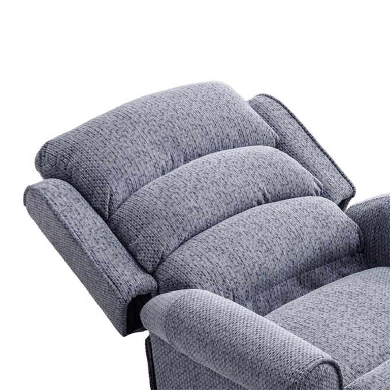 Windsor Lift & Tilt Electric Recliner Armchair - Single Motor - Steel Blue - Fabric