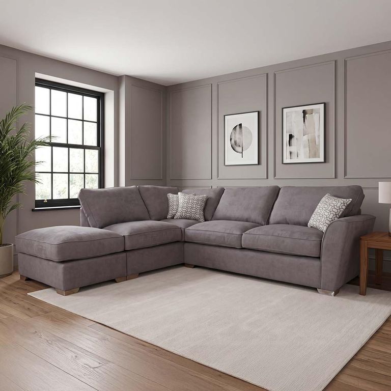 Fantasia Fabric FST/LFC/RH2 Corner Sofa - Colours Available