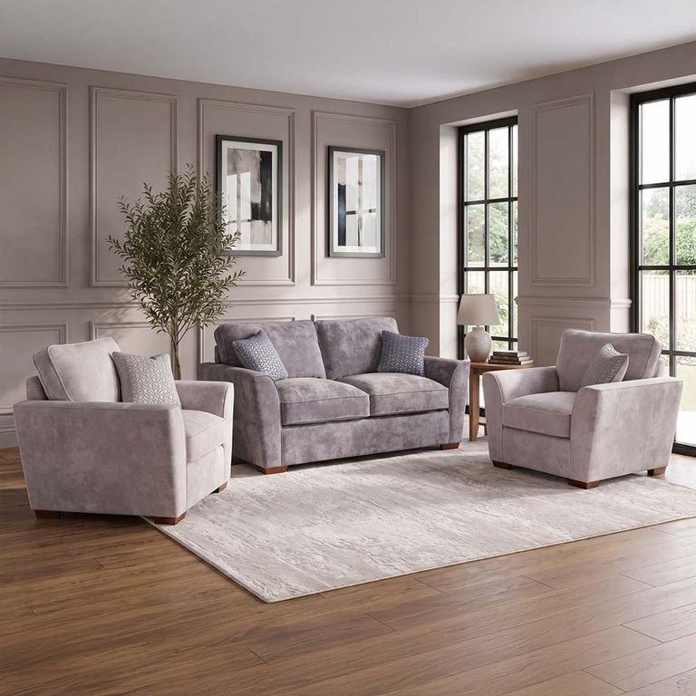 Buoyant Fantasia Fabric Sofa Set - 2+1+1 Seater - Variation Available