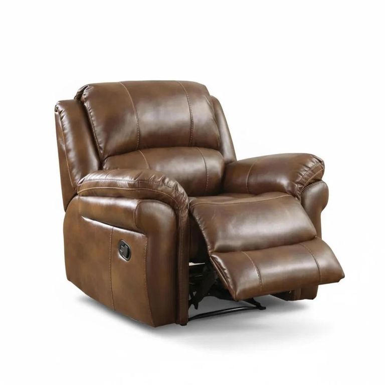 Clearance - Farnham Recliner Armchair - Tan Leather - FSS17519