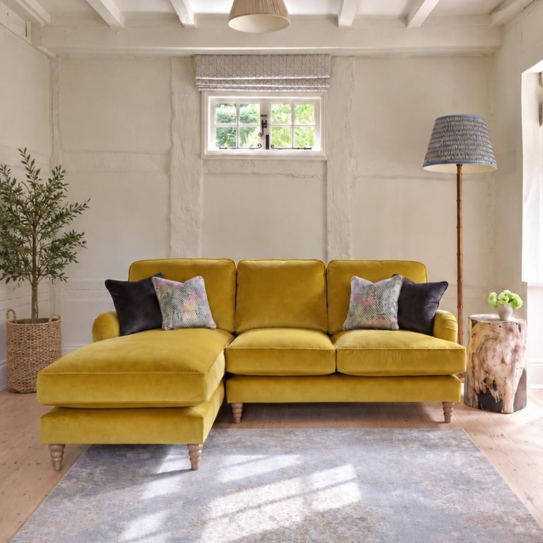 Beatrix Fabric Chaise LFC/RH2 Sofa - Colours Available