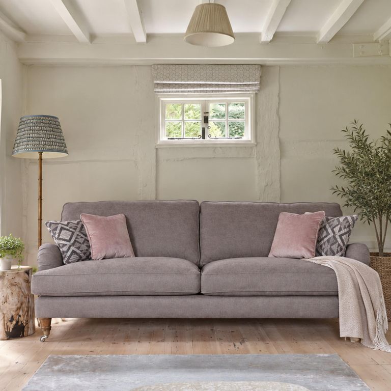 Beatrix Fabric 4 Seater Sofa - Colours Available