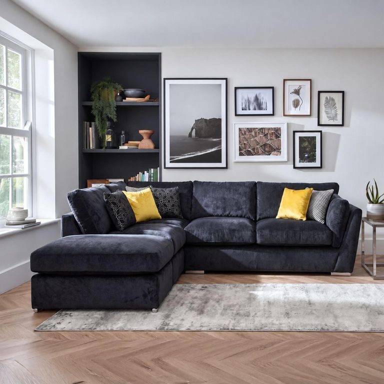 Phoenix Fabric Fstlfcrh2 Corner Sofa - Colours Available