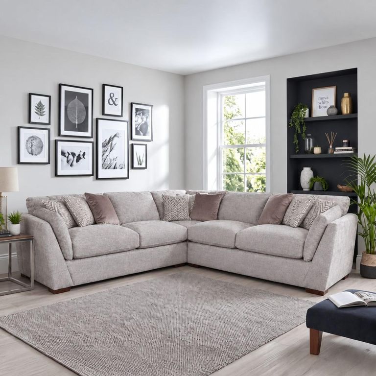 Phoenix Fabric Lh2Corrh2 Corner Sofa - Colours Available