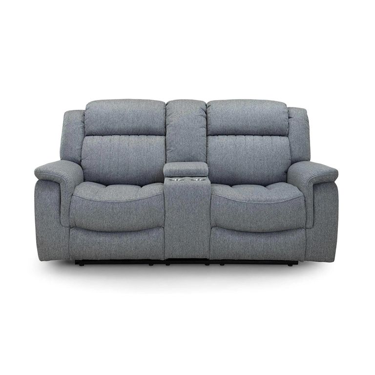 Linden Electric Recliner Sofa Set - Grey Fabric - 3+2+1 Seater