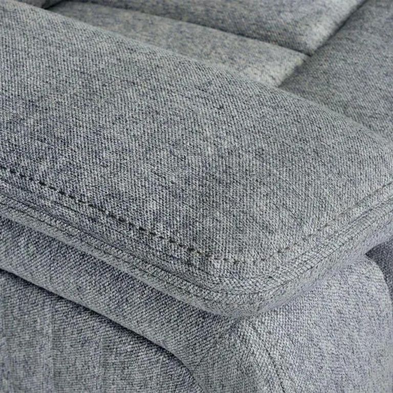 Linden Electric Recliner Sofa Set - Grey Fabric - 3+2+1 Seater