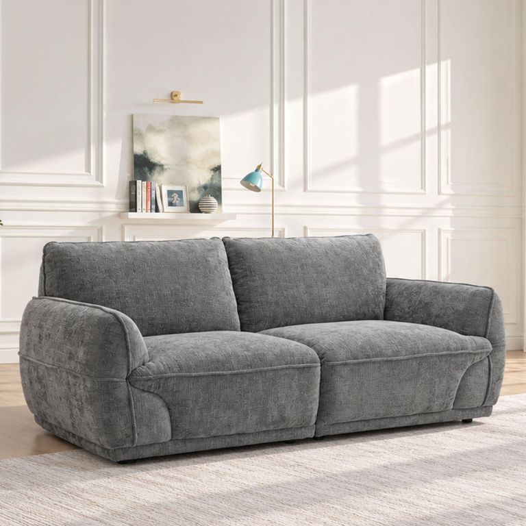 Angelo Sofa - 2 Seater - Grey - Fabric