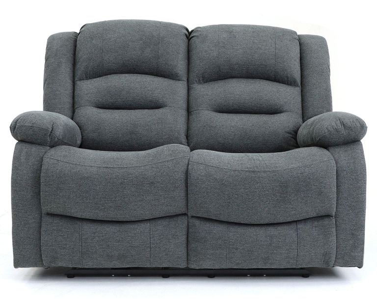 Alva Electric Recliner Sofa - Graphite Fabric - 2 Seater