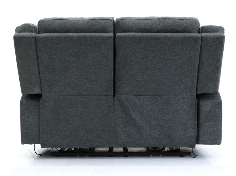 Alva Electric Recliner Sofa - Graphite Fabric - 2 Seater