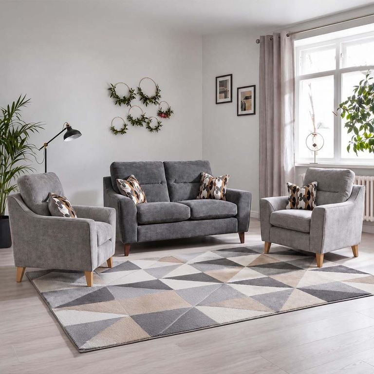 Buoyant Alice Fabric Sofa Set - 2+1+1 Seater - Variation Available