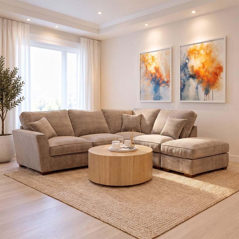 Atlantis Fabric LH2/RFC/FST Corner Sofa - Colours Available