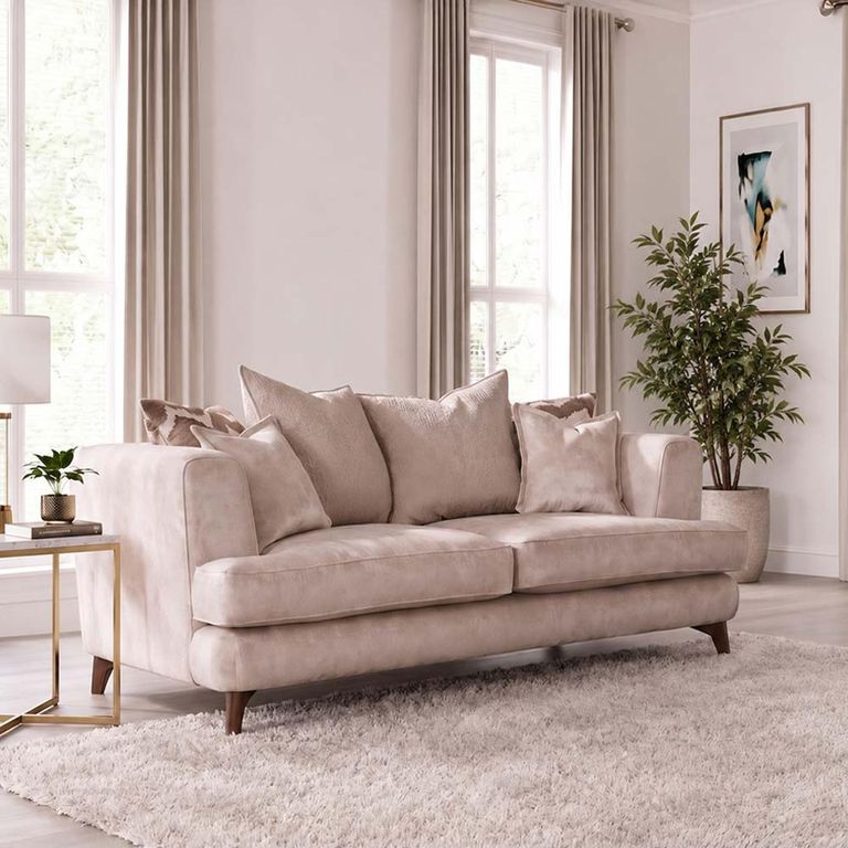 Cancun Fabric 2 Seater Sofa - Colours Available