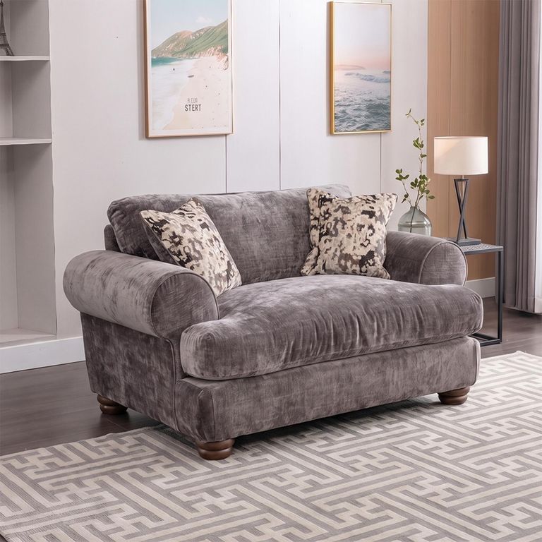 Horatio Fabric Love Chair - Colours Available