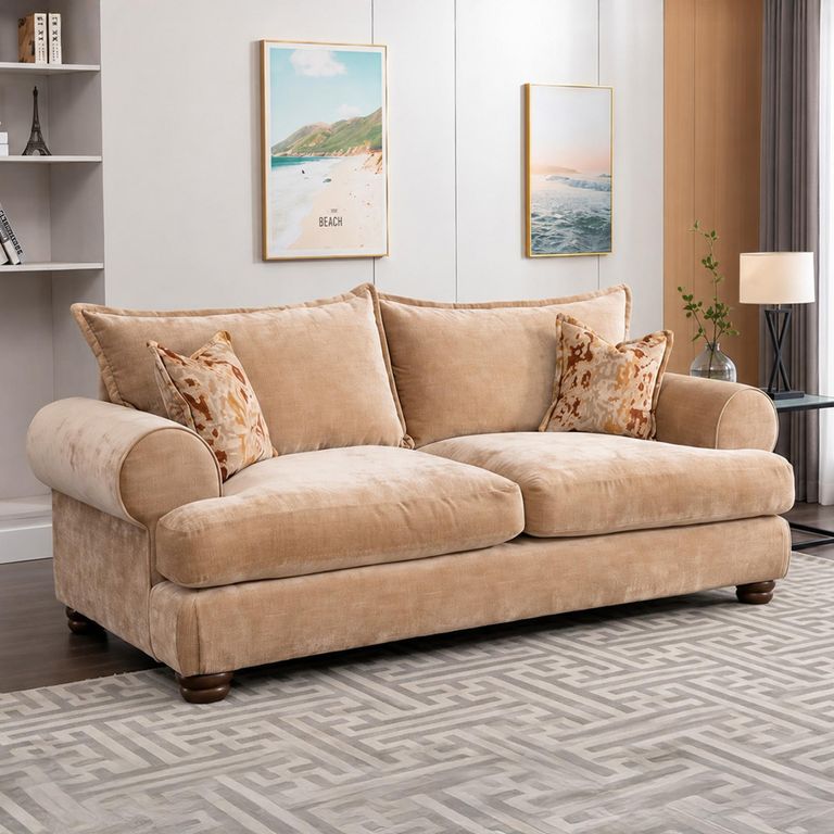 Horatio Fabric 3 Seater Sofa - Colours Available