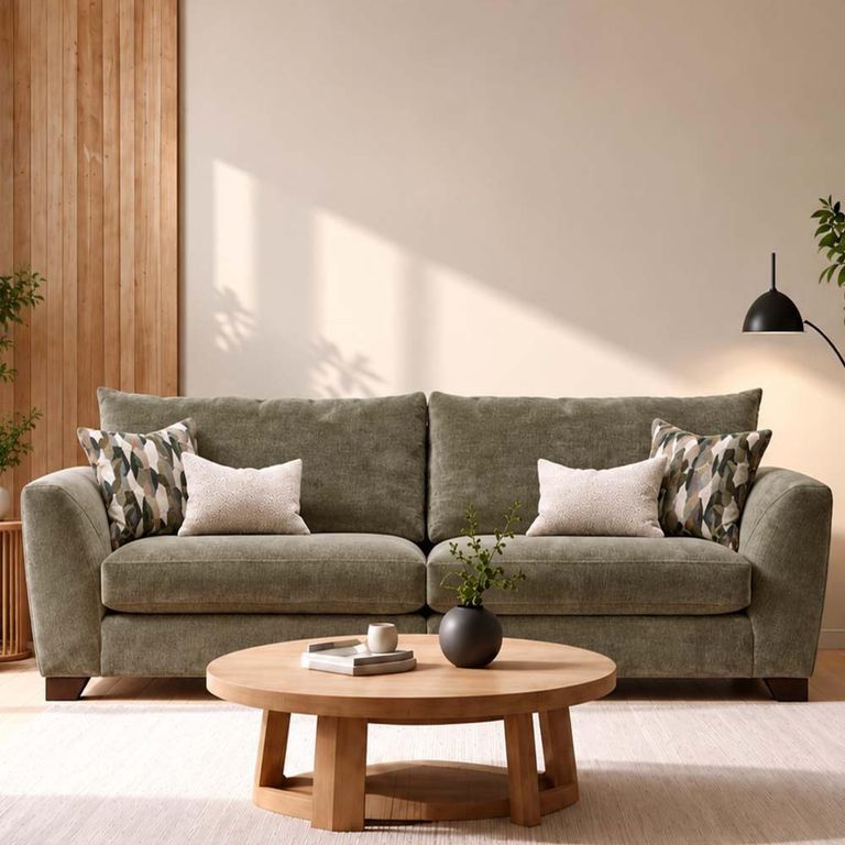 Mala Fabric 4 Seater Sofa - Colours Available