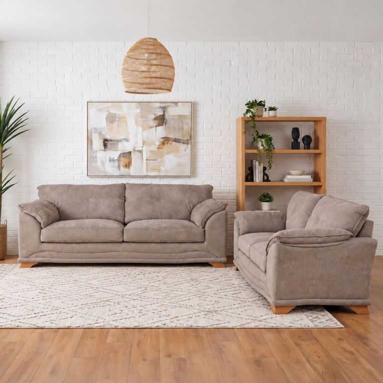 Nicole Fabric 3+2 Seater Sofa Set - Colours Available