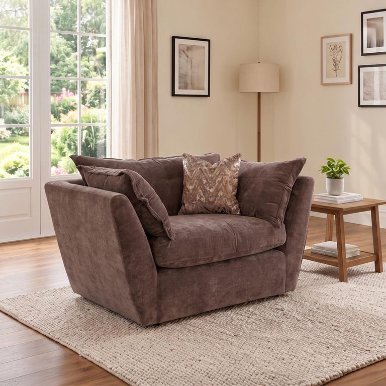 Sully Fabric Love Chair - Colours Available