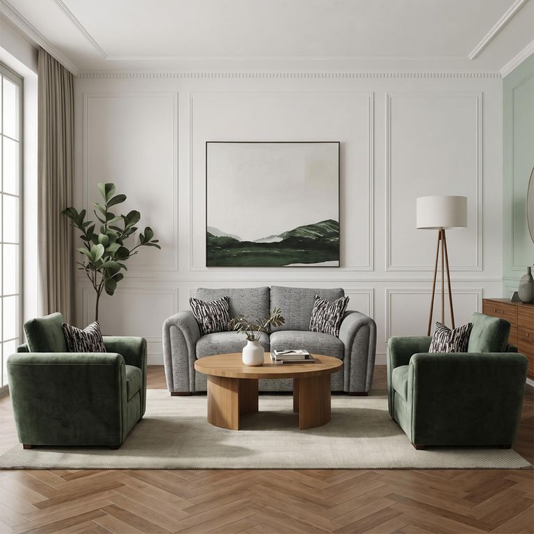 Utopia Fabric 2+1+1 Seater Sofa Set - Colours Available