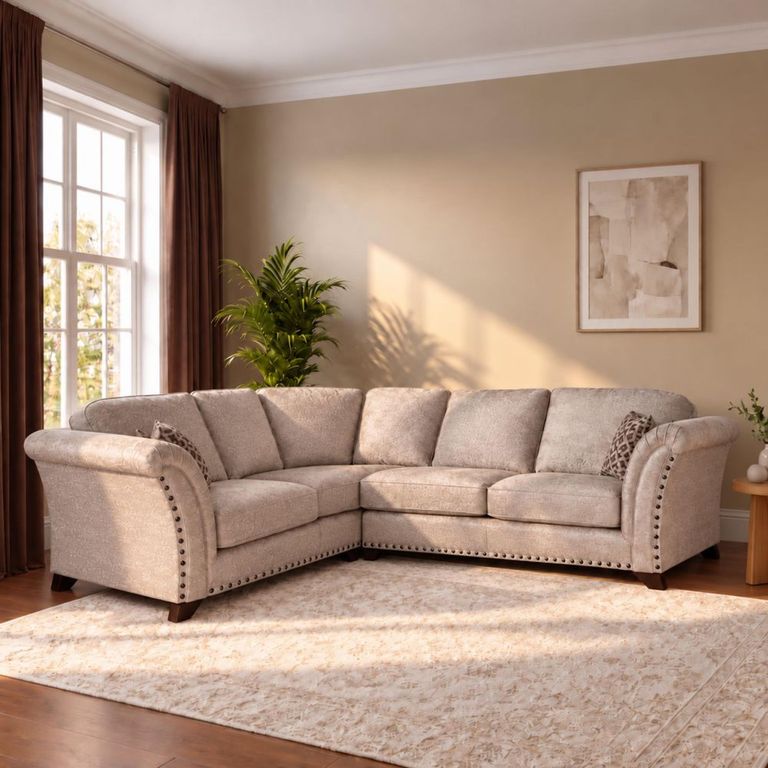 Vesper Fabric LH1/COR/RH2 Corner Sofa - Colours Available