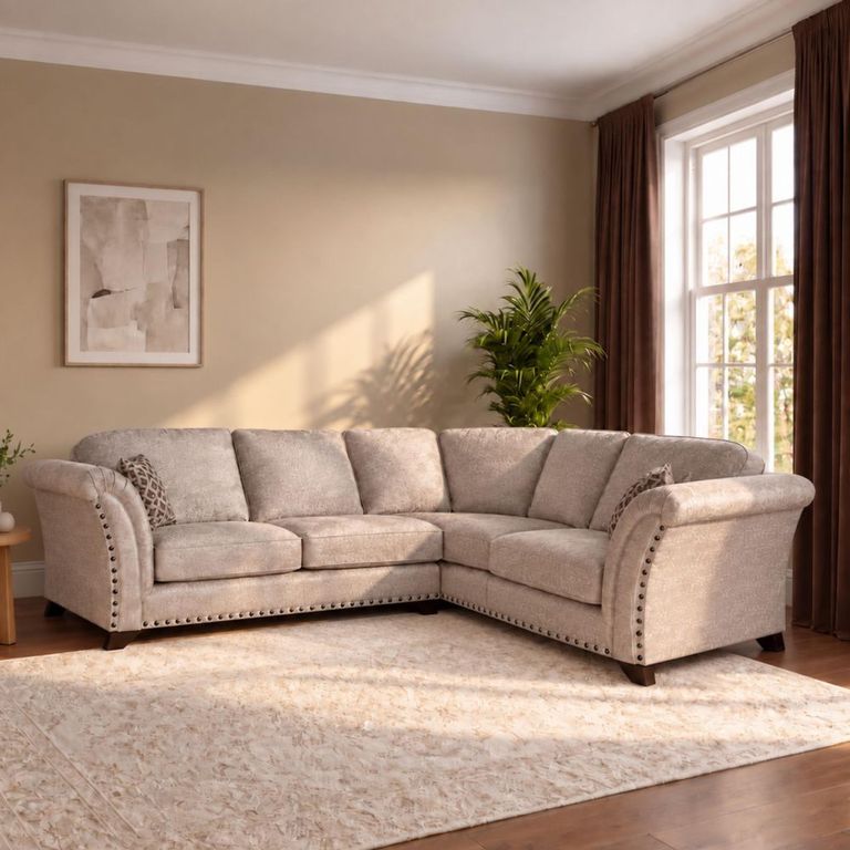Vesper Fabric LH2/COR/RH1 Corner Sofa - Colours Available