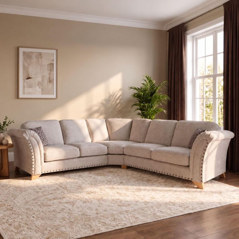 Vesper Fabric LH2/COR/RH2 Corner Sofa - Colours Available