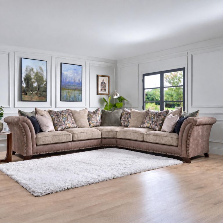 Weston Fabric LH2/COR/RH2 Corner Sofa - Colours Available