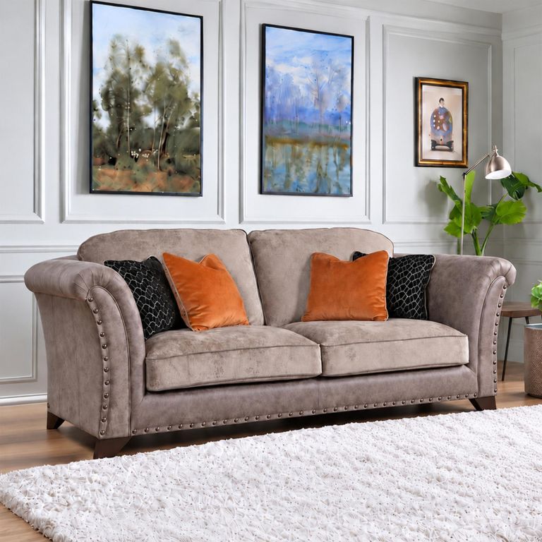 Weston Fabric 3 Seater Sofa - Colours Available
