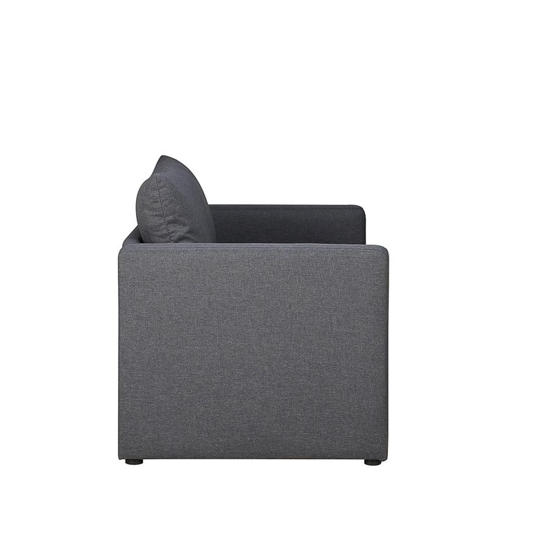 Eli Small Pull-Out Sofa Bed - 2 Seater - Grey Fabric