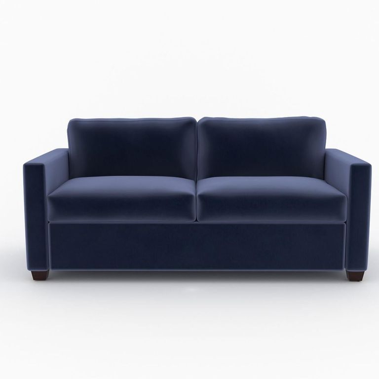 Elliot Sofa Bed - Sunningdale Midnight Blue Fabric - 2 Seater