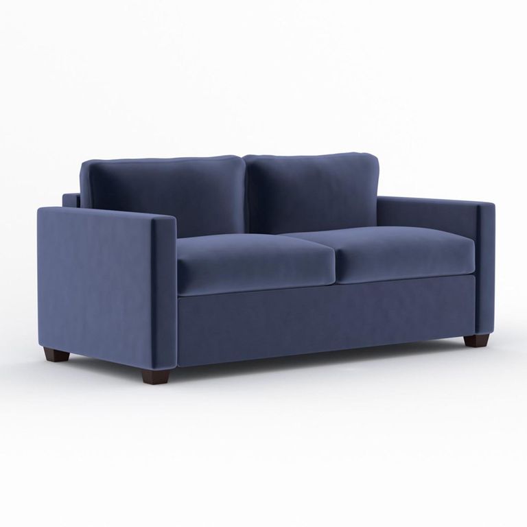 Elliot Sofa Bed - Sunningdale Midnight Blue Fabric - 2 Seater