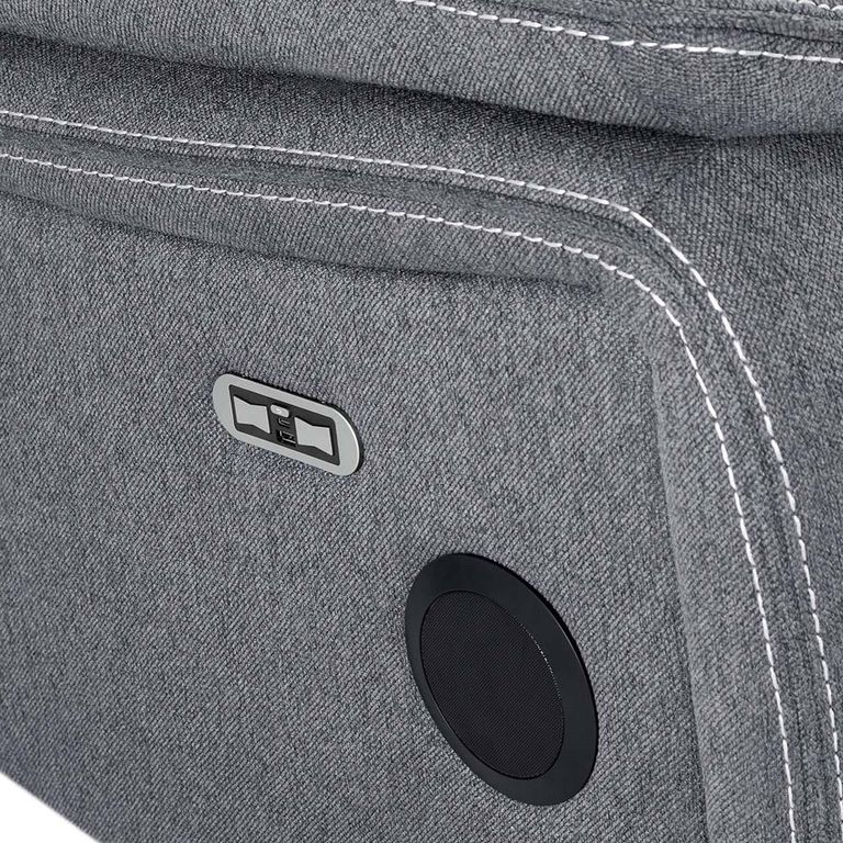 Galaxy Sofa - Tech Grey Fabric - 3 Seater