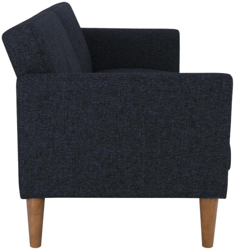 Novogratz Regal Futon Sofa Bed - Blue Linen - 2180629NUK